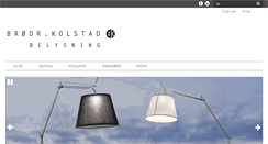 Desktop Screenshot of kolstadlys.no